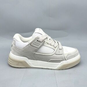 Represent Studio Sneaker Mens 8 White Grey Suede Chunky Skater Trainer Shoes